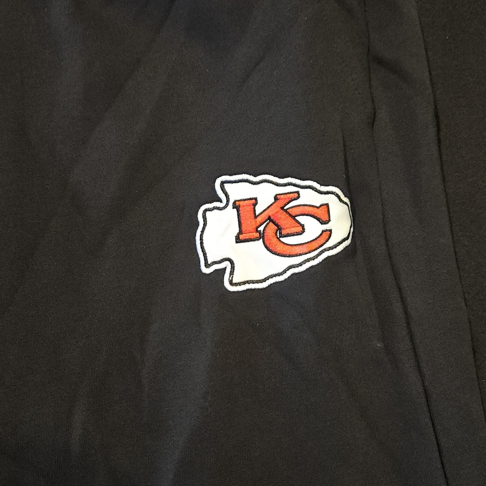 Kansas City Chiefs Ultra Game Day NFL Black Jogger Pants Sweatpants Mens Size 1X - Picture 2 of 10